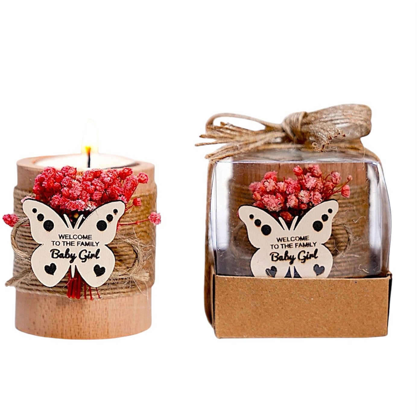 40 Tealight Candle Holders Wedding Favors for Guests Bulk- Return Gifts Bridal Shower, Party Favors Adults for Guest, Thank You Gifts - Decorative for Table Centerpiece